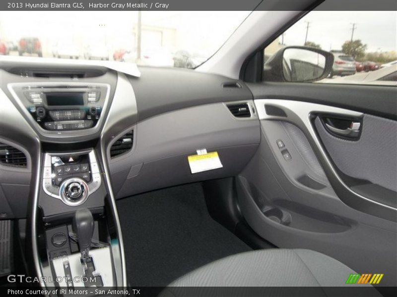 Harbor Gray Metallic / Gray 2013 Hyundai Elantra GLS