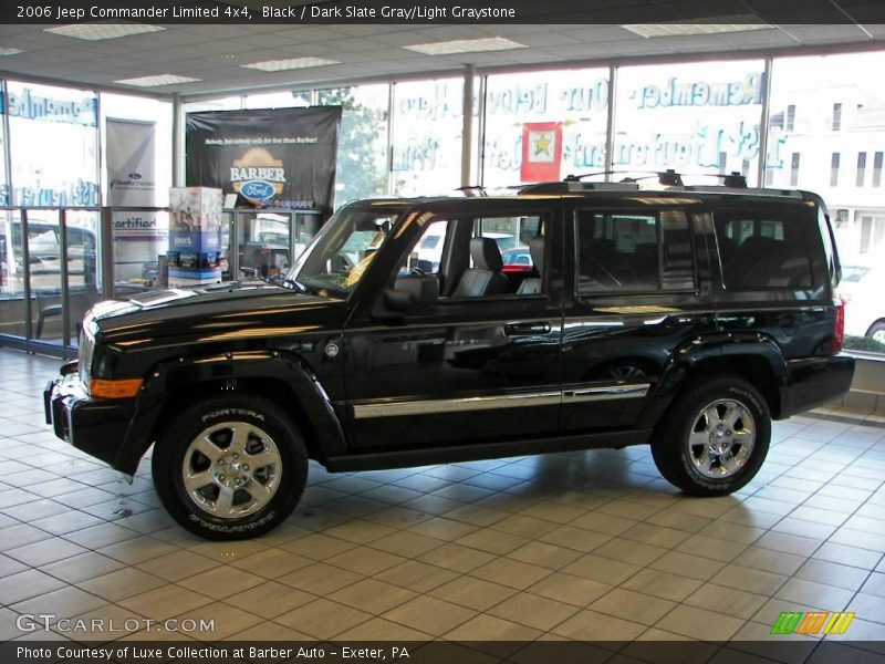 Black / Dark Slate Gray/Light Graystone 2006 Jeep Commander Limited 4x4