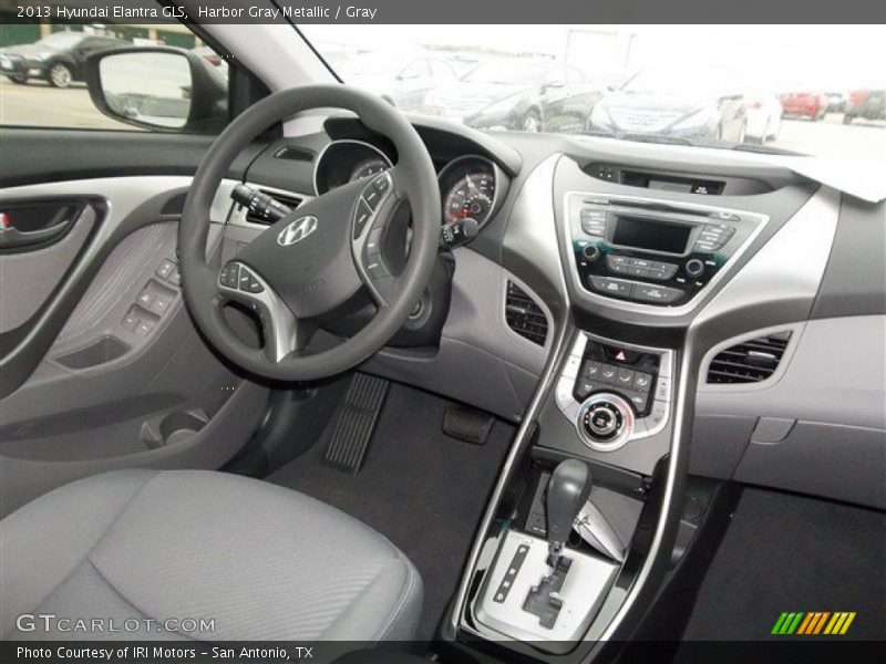 Harbor Gray Metallic / Gray 2013 Hyundai Elantra GLS