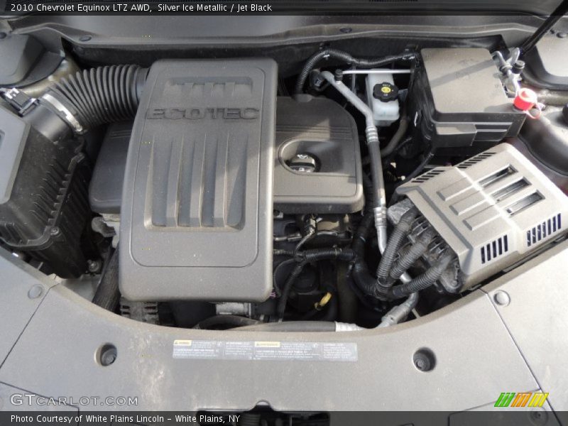 Silver Ice Metallic / Jet Black 2010 Chevrolet Equinox LTZ AWD