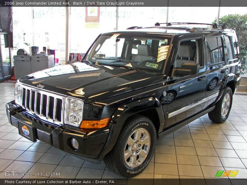 Black / Dark Slate Gray/Light Graystone 2006 Jeep Commander Limited 4x4