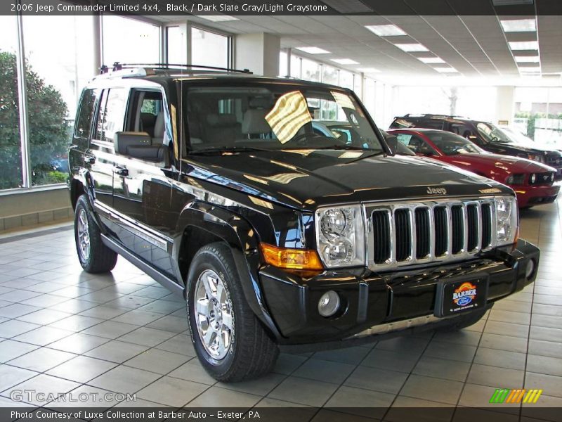 Black / Dark Slate Gray/Light Graystone 2006 Jeep Commander Limited 4x4