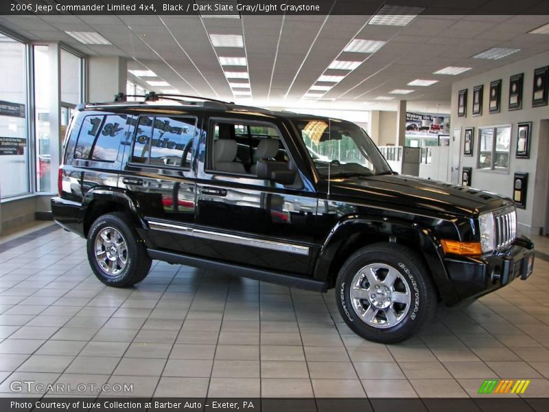 Black / Dark Slate Gray/Light Graystone 2006 Jeep Commander Limited 4x4