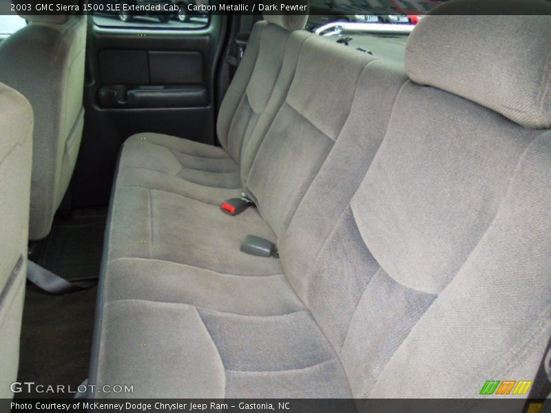 Rear Seat of 2003 Sierra 1500 SLE Extended Cab