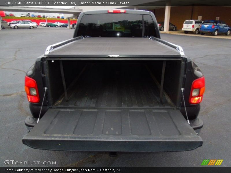 Carbon Metallic / Dark Pewter 2003 GMC Sierra 1500 SLE Extended Cab