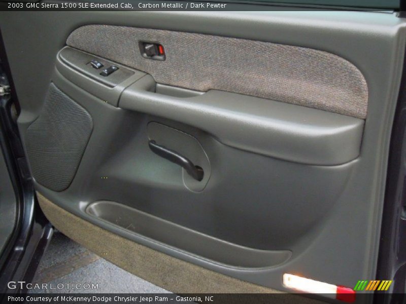 Carbon Metallic / Dark Pewter 2003 GMC Sierra 1500 SLE Extended Cab