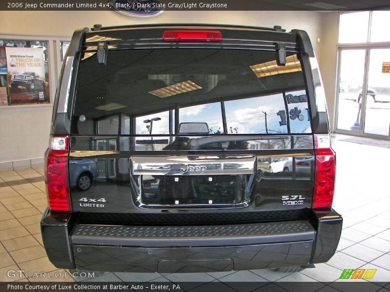 Black / Dark Slate Gray/Light Graystone 2006 Jeep Commander Limited 4x4