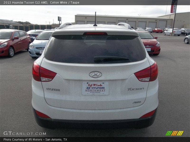 Cotton White / Taupe 2013 Hyundai Tucson GLS AWD