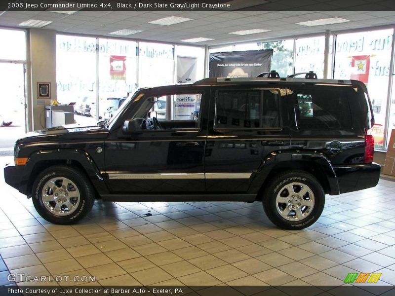 Black / Dark Slate Gray/Light Graystone 2006 Jeep Commander Limited 4x4