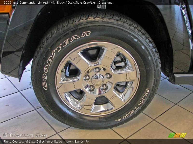 Black / Dark Slate Gray/Light Graystone 2006 Jeep Commander Limited 4x4