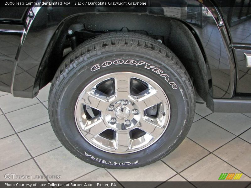 Black / Dark Slate Gray/Light Graystone 2006 Jeep Commander Limited 4x4