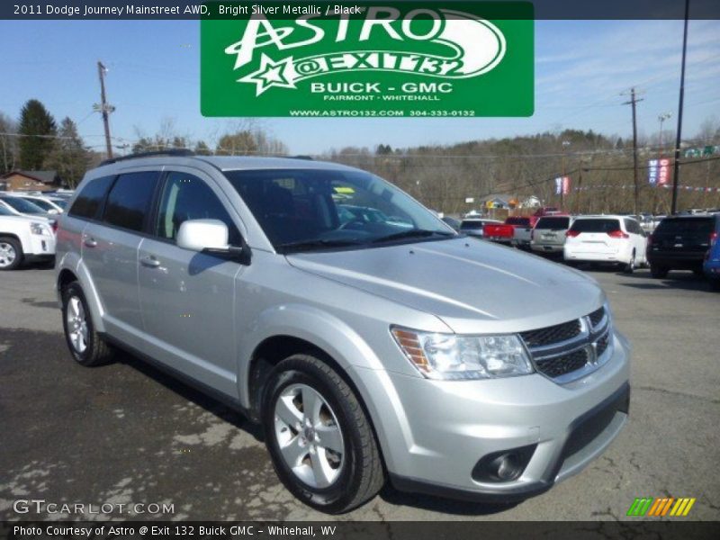 Bright Silver Metallic / Black 2011 Dodge Journey Mainstreet AWD