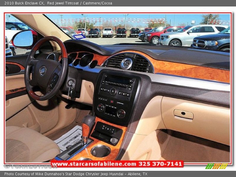 Red Jewel Tintcoat / Cashmere/Cocoa 2010 Buick Enclave CX