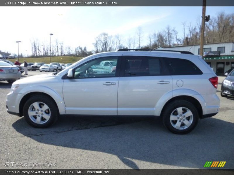 Bright Silver Metallic / Black 2011 Dodge Journey Mainstreet AWD