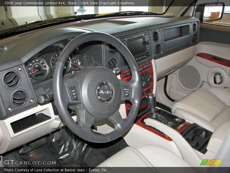Black / Dark Slate Gray/Light Graystone 2006 Jeep Commander Limited 4x4