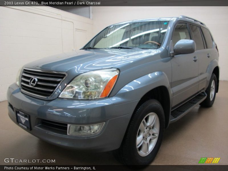 Blue Meridian Pearl / Dark Charcoal 2003 Lexus GX 470