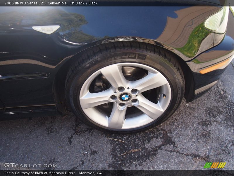 Jet Black / Black 2006 BMW 3 Series 325i Convertible