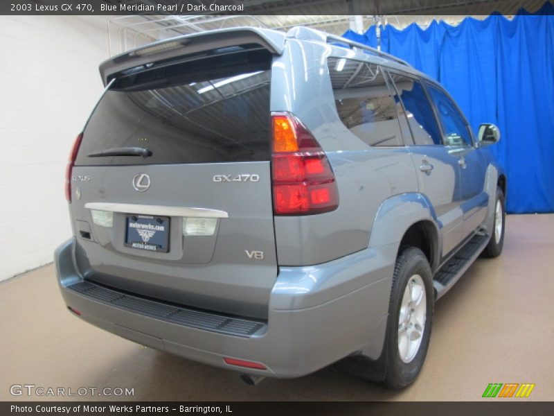 Blue Meridian Pearl / Dark Charcoal 2003 Lexus GX 470
