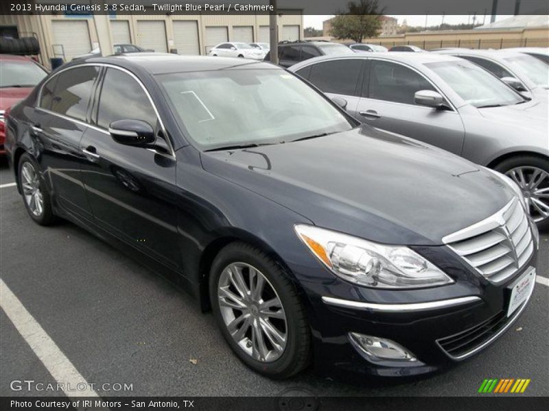 Front 3/4 View of 2013 Genesis 3.8 Sedan