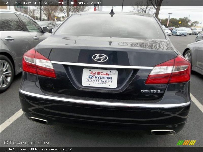 Twilight Blue Pearl / Cashmere 2013 Hyundai Genesis 3.8 Sedan