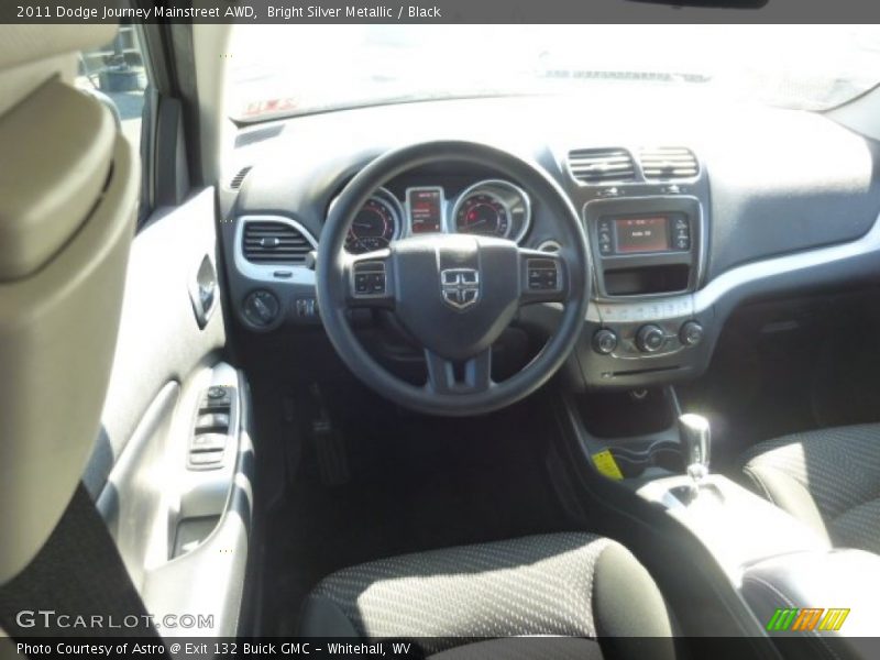 Bright Silver Metallic / Black 2011 Dodge Journey Mainstreet AWD