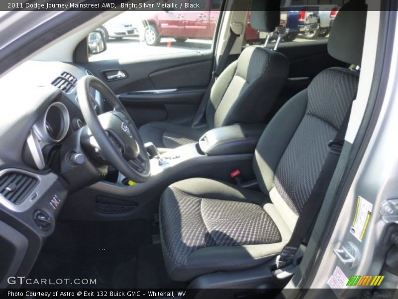 Bright Silver Metallic / Black 2011 Dodge Journey Mainstreet AWD