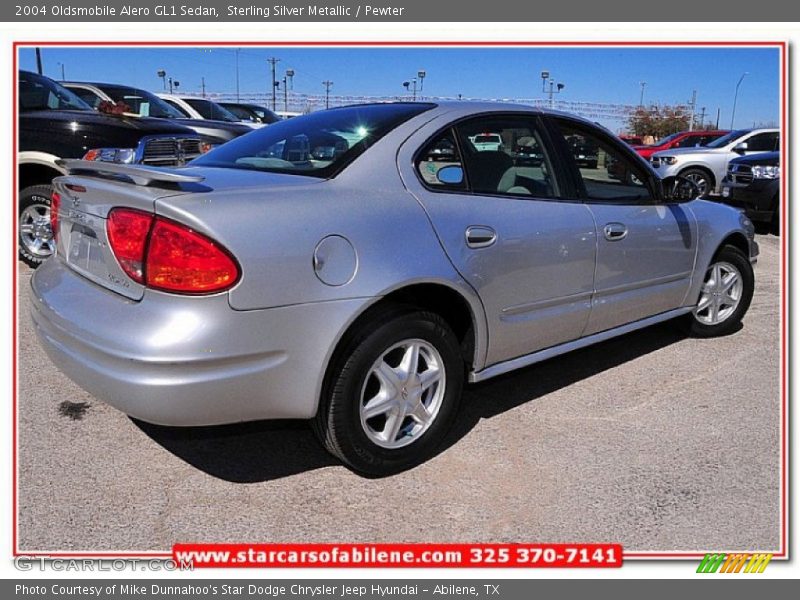 Sterling Silver Metallic / Pewter 2004 Oldsmobile Alero GL1 Sedan