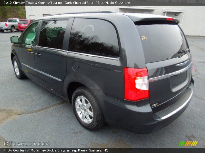 Dark Charcoal Pearl / Black/Light Graystone 2012 Chrysler Town & Country Touring