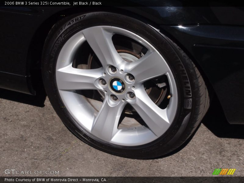 Jet Black / Black 2006 BMW 3 Series 325i Convertible