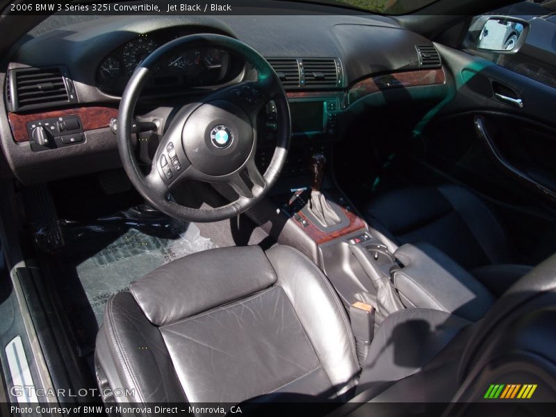 Jet Black / Black 2006 BMW 3 Series 325i Convertible
