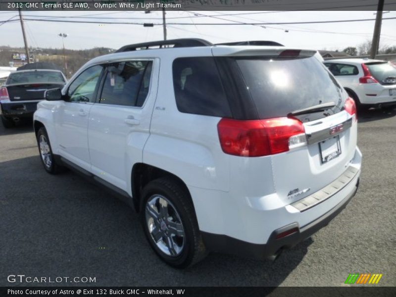 Olympic White / Light Titanium 2012 GMC Terrain SLE AWD