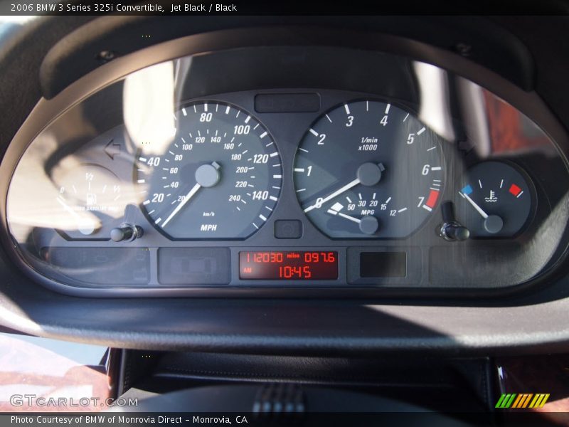 Jet Black / Black 2006 BMW 3 Series 325i Convertible