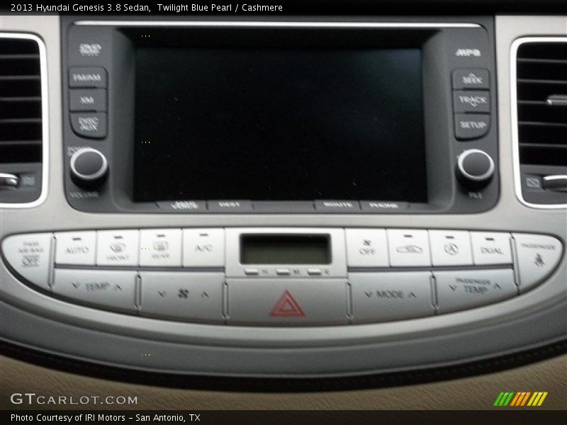 Controls of 2013 Genesis 3.8 Sedan