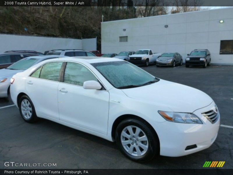 Super White / Ash 2008 Toyota Camry Hybrid