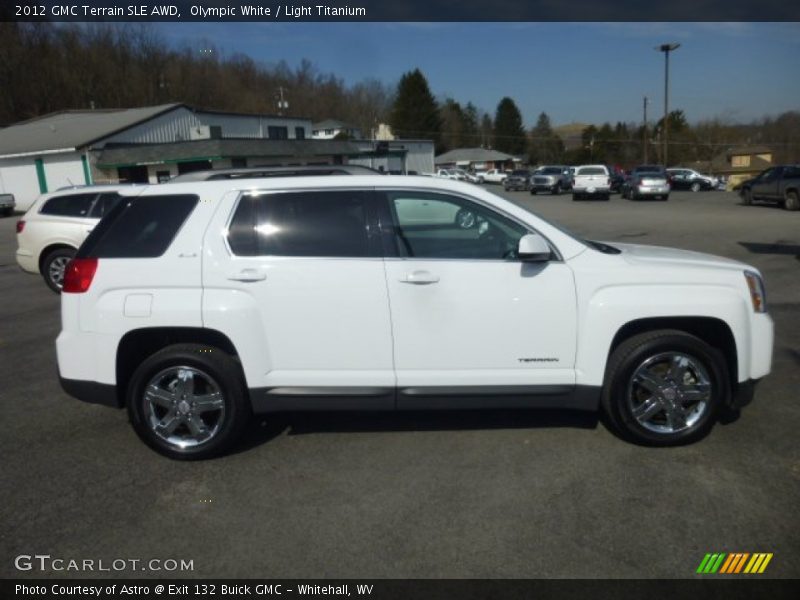 Olympic White / Light Titanium 2012 GMC Terrain SLE AWD