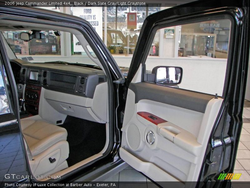 Black / Dark Slate Gray/Light Graystone 2006 Jeep Commander Limited 4x4