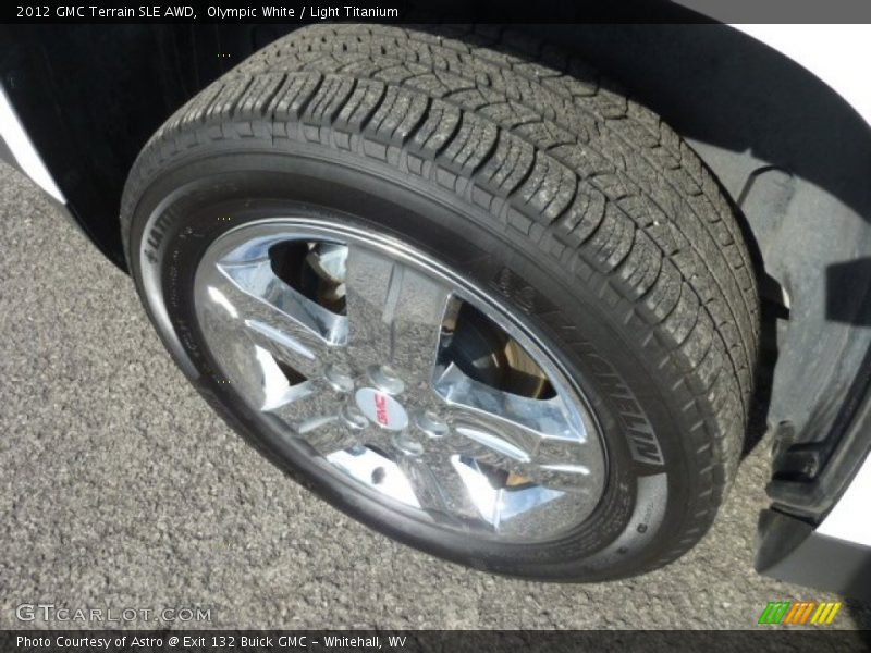 Olympic White / Light Titanium 2012 GMC Terrain SLE AWD