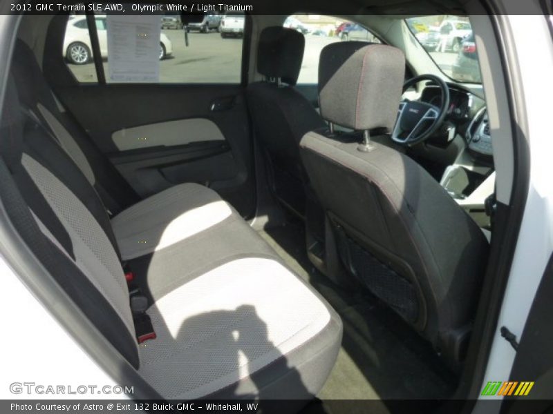 Olympic White / Light Titanium 2012 GMC Terrain SLE AWD