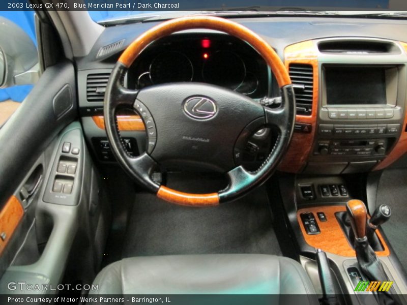 Blue Meridian Pearl / Dark Charcoal 2003 Lexus GX 470