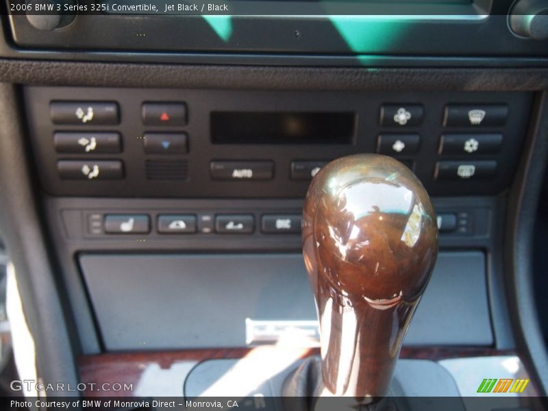 Jet Black / Black 2006 BMW 3 Series 325i Convertible