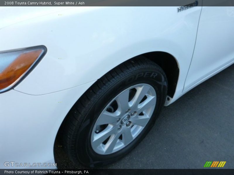 Super White / Ash 2008 Toyota Camry Hybrid