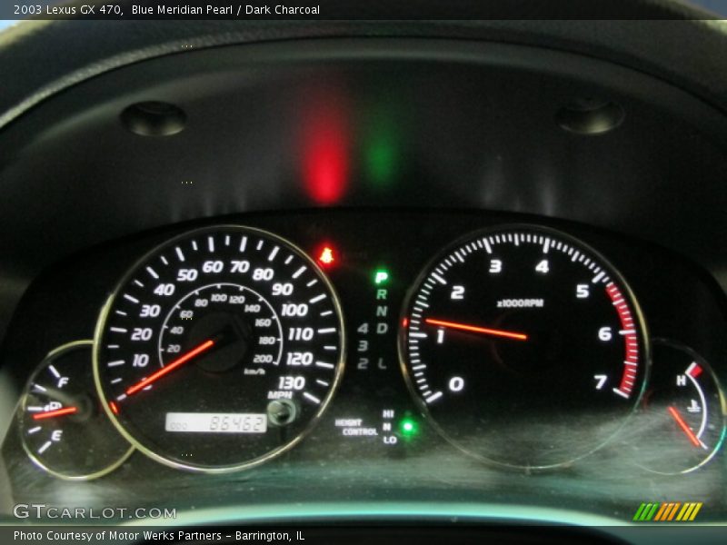 Blue Meridian Pearl / Dark Charcoal 2003 Lexus GX 470