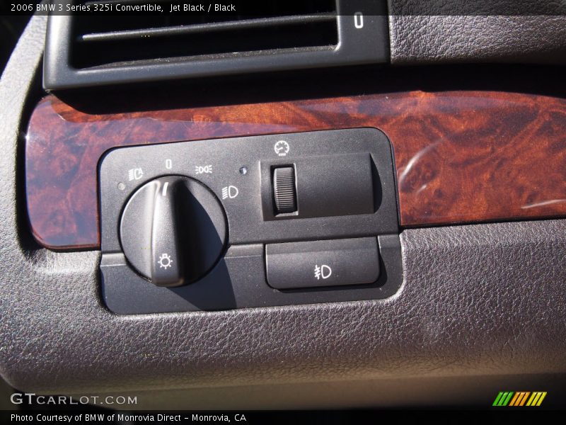 Jet Black / Black 2006 BMW 3 Series 325i Convertible