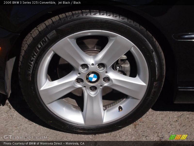 Jet Black / Black 2006 BMW 3 Series 325i Convertible