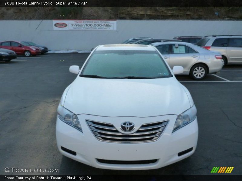 Super White / Ash 2008 Toyota Camry Hybrid