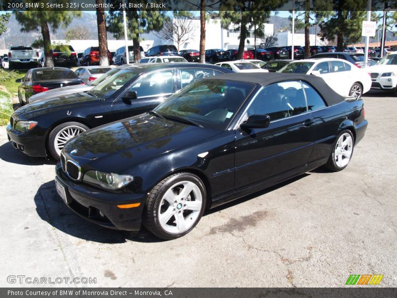 Jet Black / Black 2006 BMW 3 Series 325i Convertible