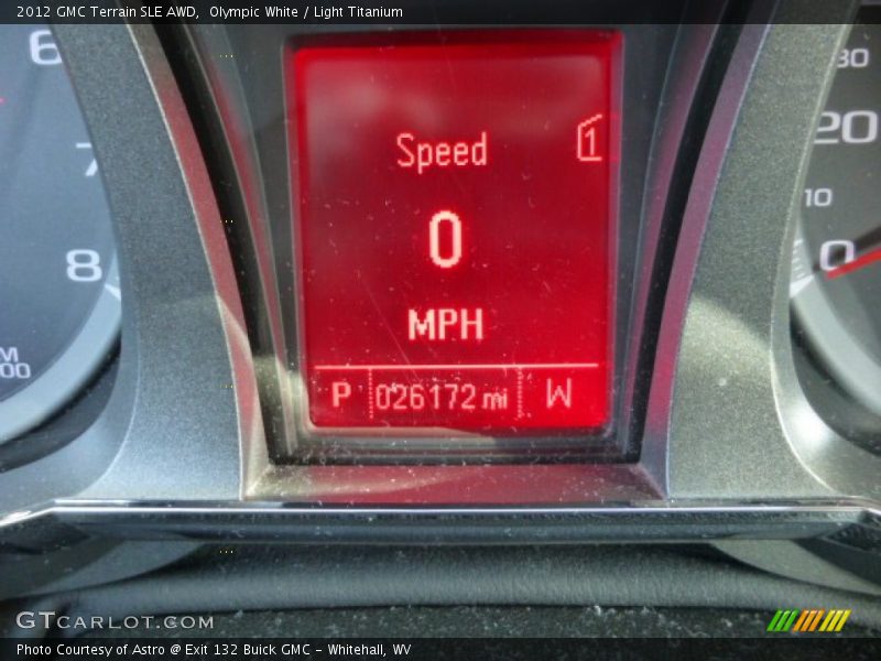 Olympic White / Light Titanium 2012 GMC Terrain SLE AWD