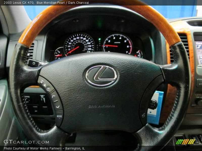 Blue Meridian Pearl / Dark Charcoal 2003 Lexus GX 470