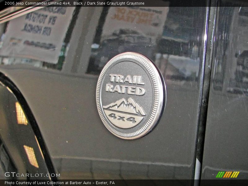 Black / Dark Slate Gray/Light Graystone 2006 Jeep Commander Limited 4x4