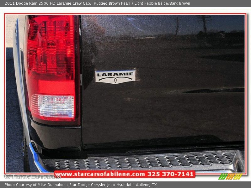 Rugged Brown Pearl / Light Pebble Beige/Bark Brown 2011 Dodge Ram 2500 HD Laramie Crew Cab